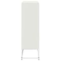 Miniatyrbilde 8 av 11: vidaXL Highboard hvit 68,5x38,5x123,5 cm stål