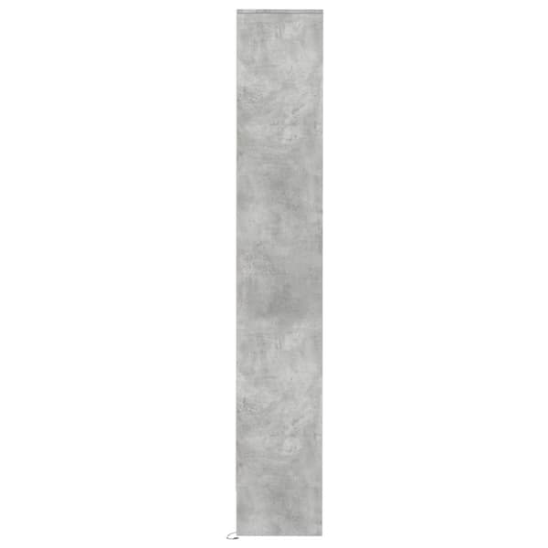 vidaXL Skänk med LED betonggrå 36x32,5x200 cm konstruerat trä