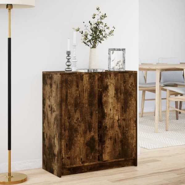 vidaXL Senkki LED-valoilla savutammi 77x34x85 cm tekninen puu