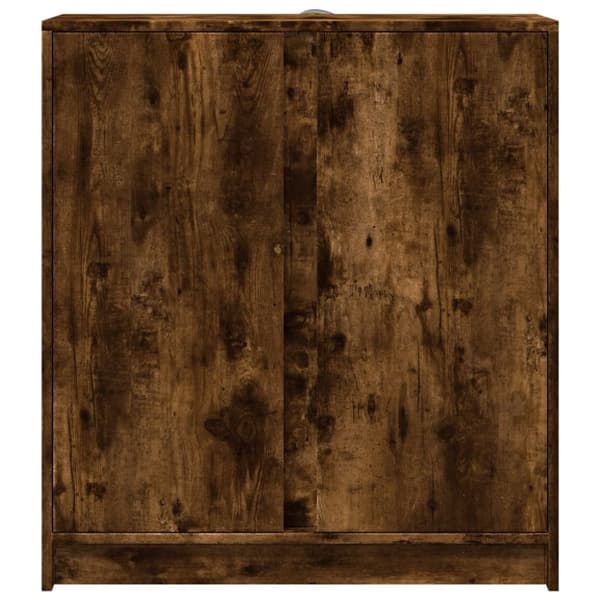vidaXL Senkki LED-valoilla savutammi 77x34x85 cm tekninen puu