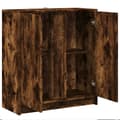 Pikkukuva 8 / 11: vidaXL Senkki LED-valoilla savutammi 77x34x85 cm tekninen puu