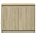 Pikkukuva 7 / 11: vidaXL Senkki LED-valoilla Sonoma-tammi 72x34x61 cm tekninen puu