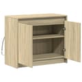 Pikkukuva 8 / 11: vidaXL Senkki LED-valoilla Sonoma-tammi 72x34x61 cm tekninen puu