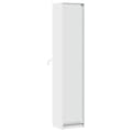Miniatyrbillede 5 af 11: vidaXL skab med LED-lys 41,5x32,5x200 cm konstrueret træ hvid