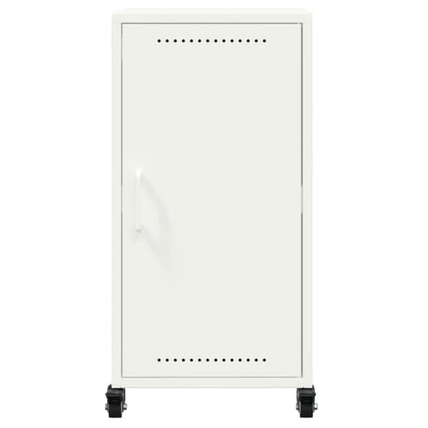 vidaXL skab 36x39x72 cm stål hvid