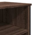 Miniatyrbilde 8 av 11: vidaXL Skjenk brun eik 91x35,5x74,5 cm konstruert tre