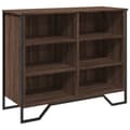 Miniatyrbilde 1 av 11: vidaXL Skjenk brun eik 91x35,5x74,5 cm konstruert tre