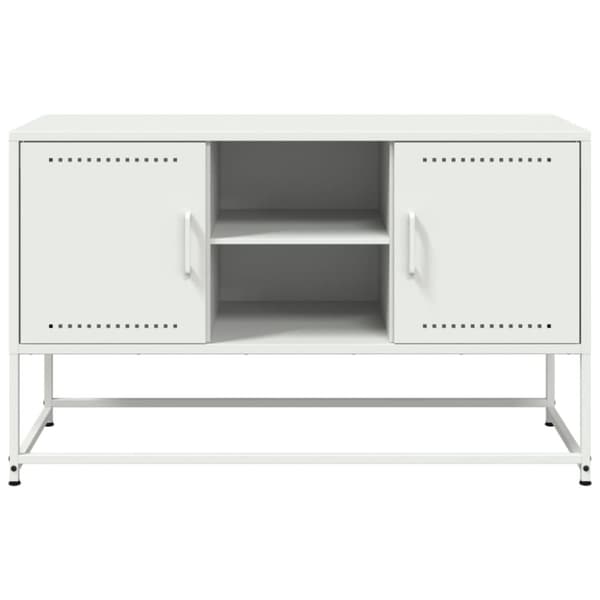 vidaXL Högskåp senapsgul 100,5x39x107 cm stål