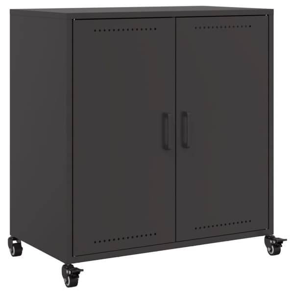 vidaXL Skjenk olivengrønn 68,5x39x72 cm stål