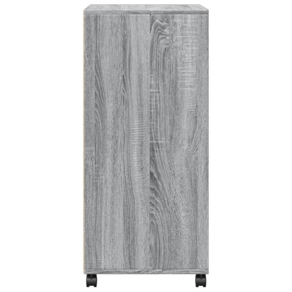 vidaXL Rulleskap grå sonoma 55x40x91 cm konstruert tre