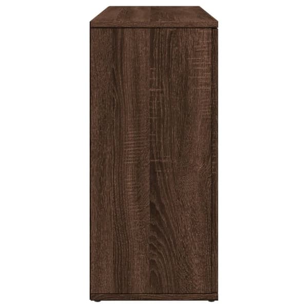 vidaXL Senkki ruskea tammi 90,5x29,5x65 cm tekninen puu