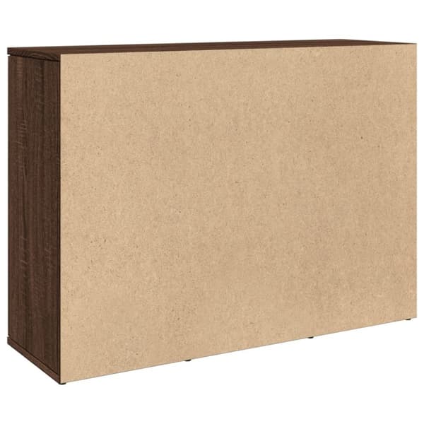 vidaXL Senkki ruskea tammi 90,5x29,5x65 cm tekninen puu