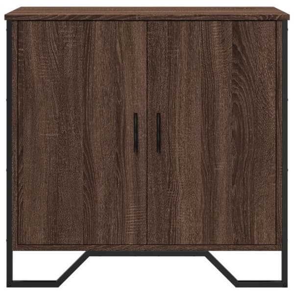 vidaXL Senkki ruskea tammi 78x35,5x74,5 cm tekninen puu