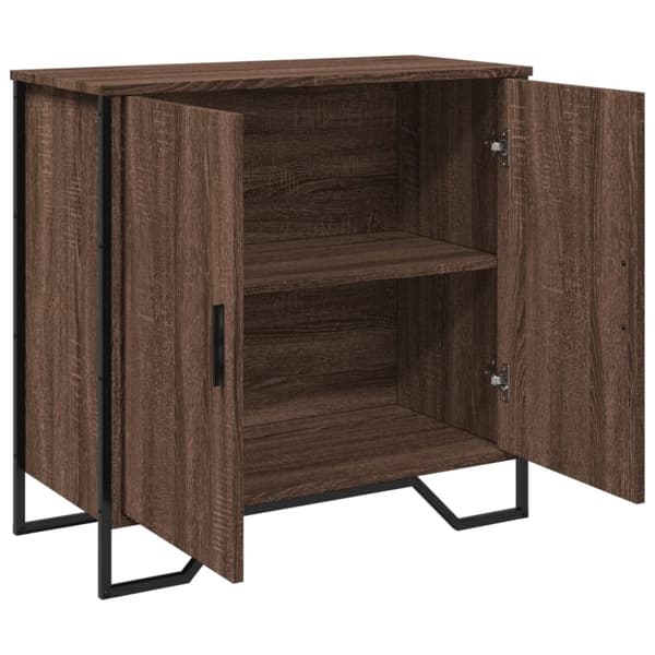 vidaXL Senkki ruskea tammi 78x35,5x74,5 cm tekninen puu