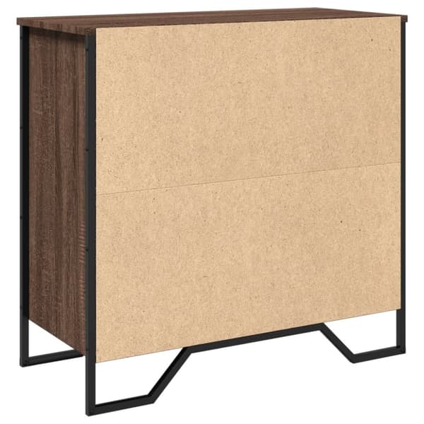 vidaXL Senkki ruskea tammi 78x35,5x74,5 cm tekninen puu