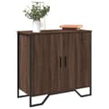 Pikkukuva 2 / 11: vidaXL Senkki ruskea tammi 78x35,5x74,5 cm tekninen puu