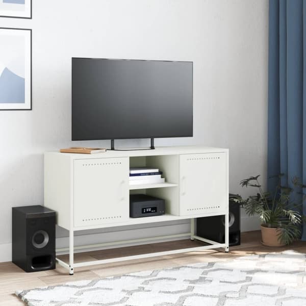 vidaXL højskab 100,5x39x107 cm stål sennepsgul