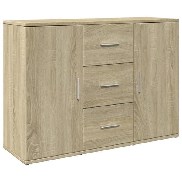 vidaXL Skänk sonoma-ek 90,5x29,5x65 cm konstruerat trä