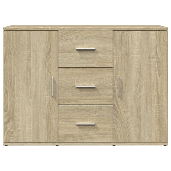 vidaXL Skänk sonoma-ek 90,5x29,5x65 cm konstruerat trä