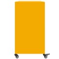 Miniatyrbilde 8 av 11: vidaXL Skjenk sennepsgul 100,5x39x72 cm stål