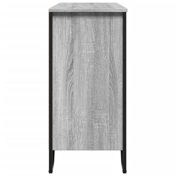 vidaXL Skjenk grå sonoma 101x35,5x74,5 cm konstruert tre