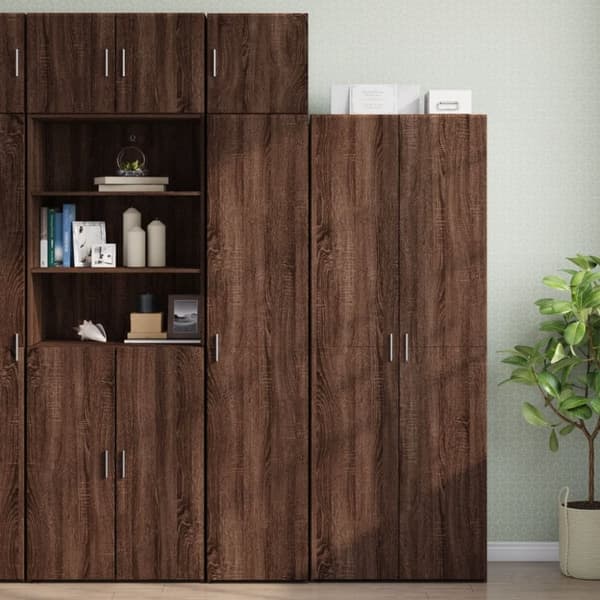 vidaXL Veggskap brun eik 40x42,5x40 cm konstruert tre