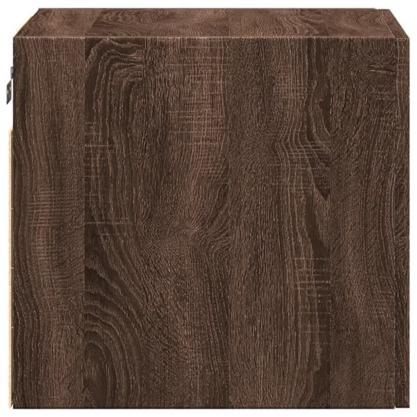 vidaXL Veggskap brun eik 40x42,5x40 cm konstruert tre