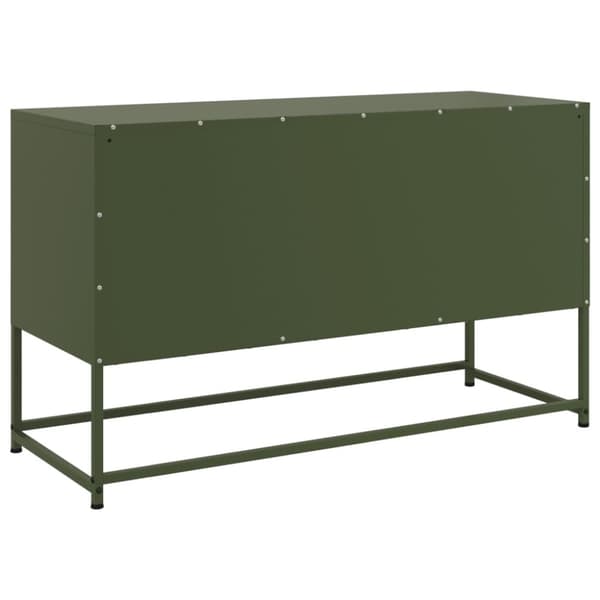 vidaXL Högskåp vit 36x39x107 cm stål