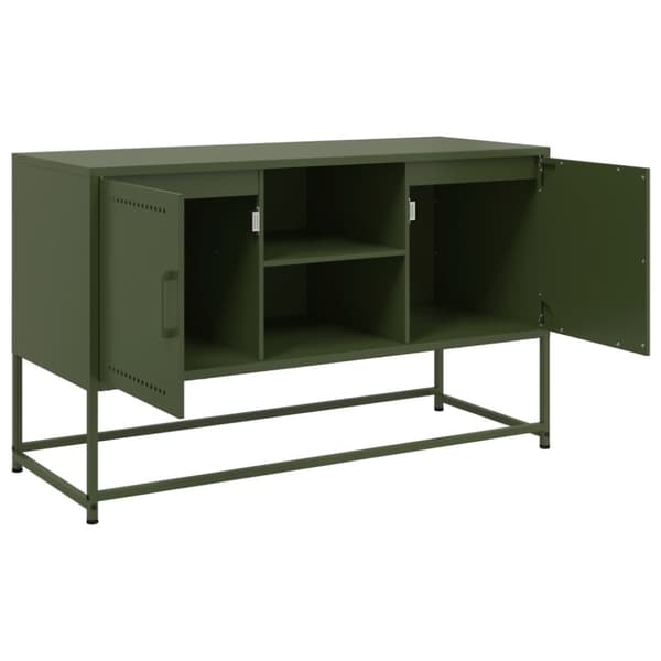 vidaXL Högskåp vit 36x39x107 cm stål