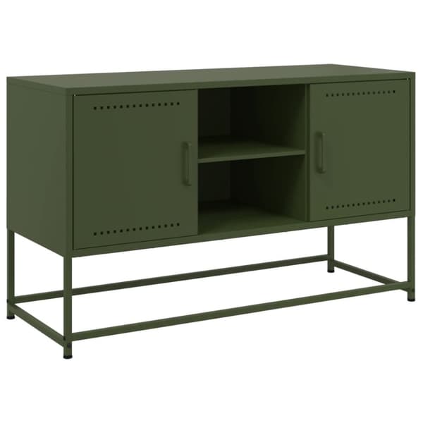 vidaXL Högskåp vit 36x39x107 cm stål