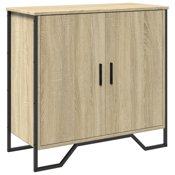 vidaXL skænk 78x35,5x74,5 cm konstrueret træ sonoma-eg