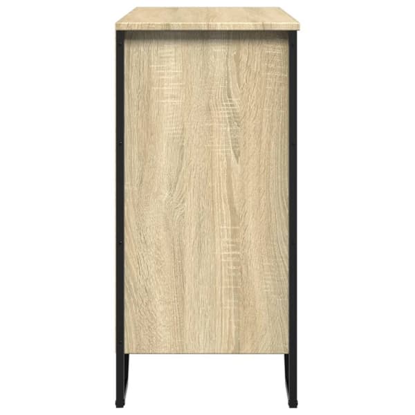 vidaXL skænk 78x35,5x74,5 cm konstrueret træ sonoma-eg