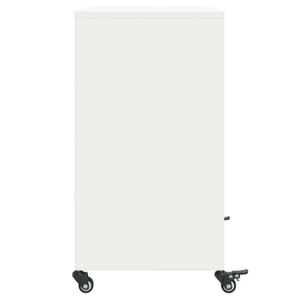 vidaXL skab 68x39x72 cm stål hvid