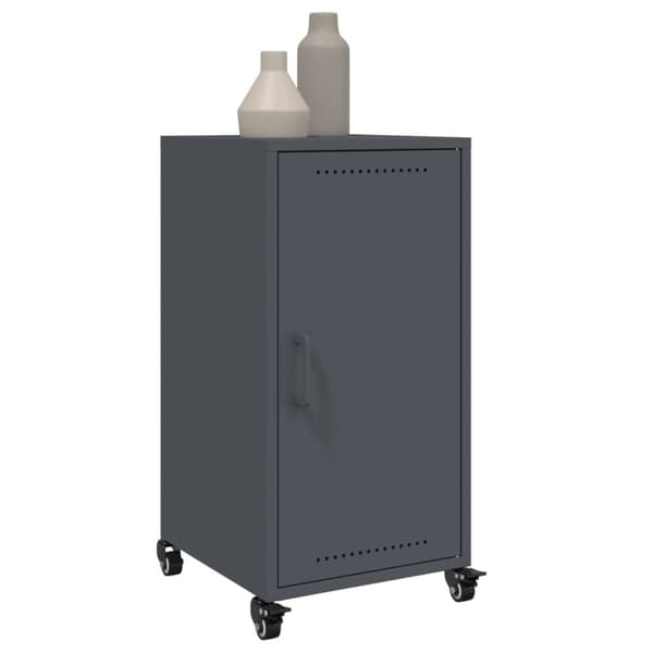 vidaXL skab 36x39x72 cm stål antracitgrå