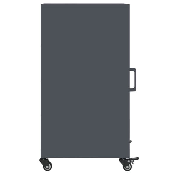 vidaXL skab 36x39x72 cm stål antracitgrå
