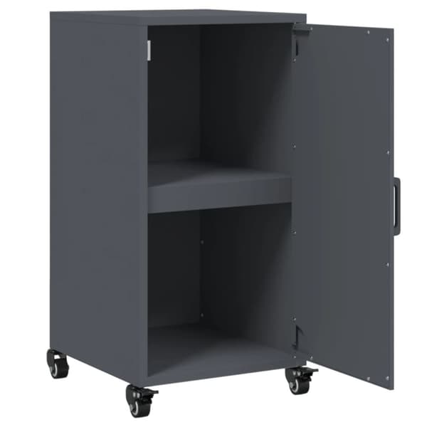 vidaXL skab 36x39x72 cm stål antracitgrå
