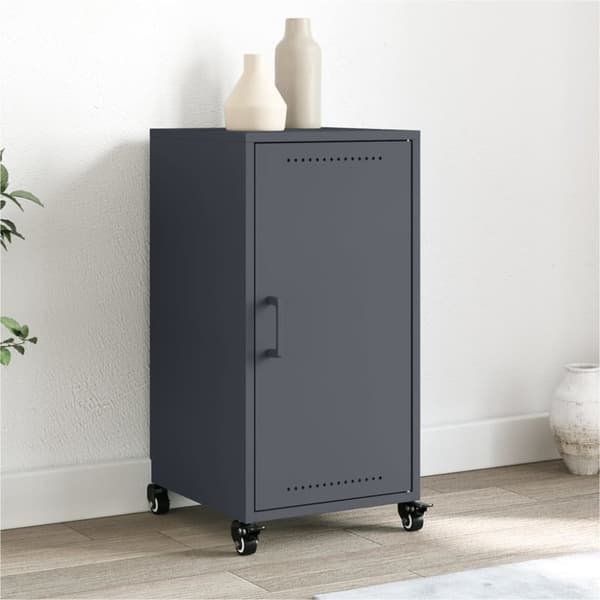vidaXL skab 36x39x72 cm stål antracitgrå