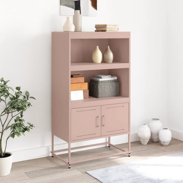 vidaXL skab 68,5x38,5x107 cm stål sennepsgul