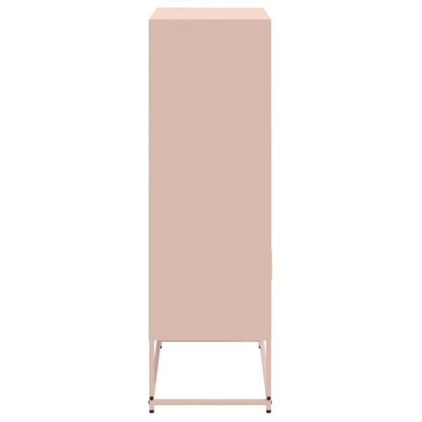vidaXL skab 68,5x38,5x107 cm stål sennepsgul