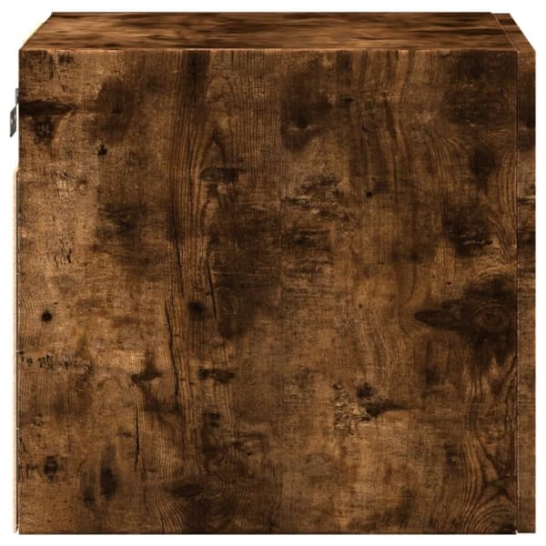 vidaXL Veggskap røkt eik 40x42,5x40 cm konstruert tre