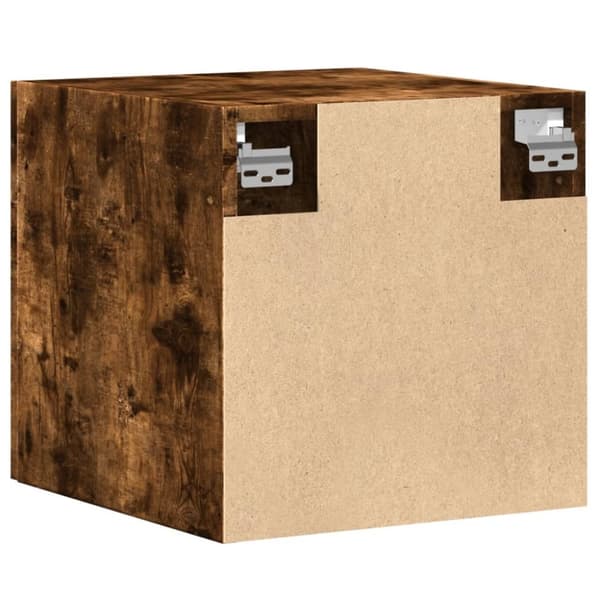vidaXL Veggskap røkt eik 40x42,5x40 cm konstruert tre
