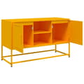 Miniatyrbillede 10 af 11: vidaXL skab 36x39x123 cm stål hvid