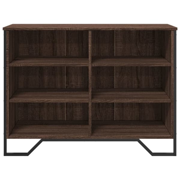 vidaXL Senkki ruskea tammi 101x35,5x74,5 cm tekninen puu