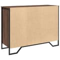 Pikkukuva 7 / 11: vidaXL Senkki ruskea tammi 101x35,5x74,5 cm tekninen puu