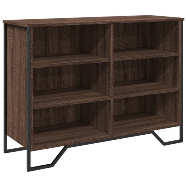 vidaXL Senkki ruskea tammi 101x35,5x74,5 cm tekninen puu