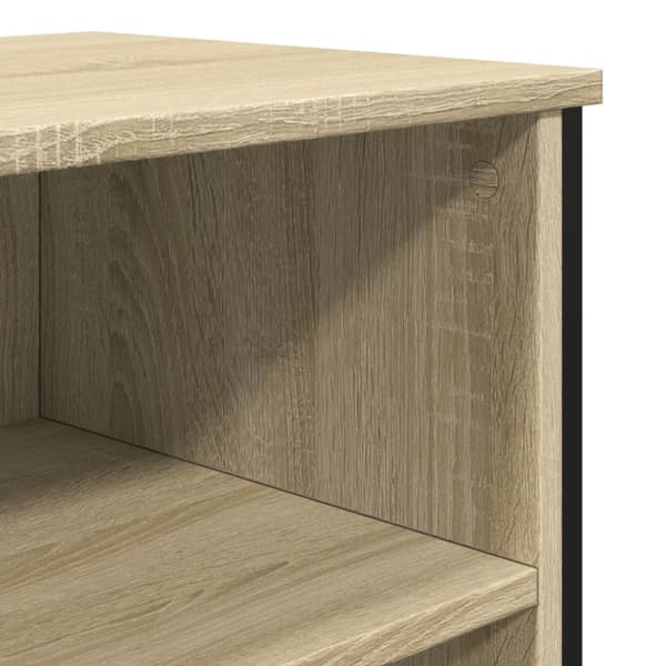 vidaXL skænk 91x35,5x74,5 cm konstrueret træ sonoma-eg