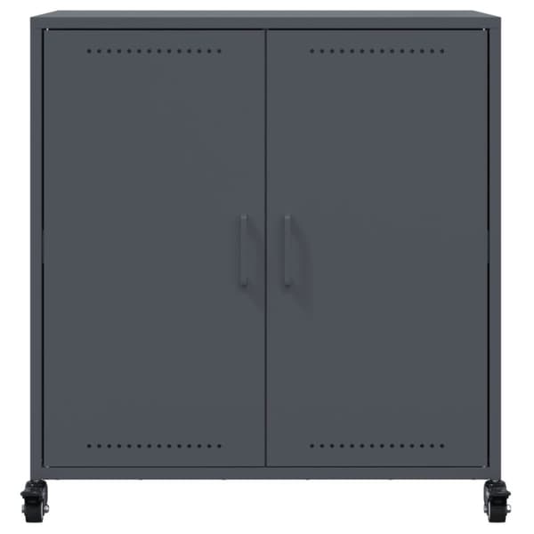 vidaXL skab 68,5x39x72 cm stål antracitgrå