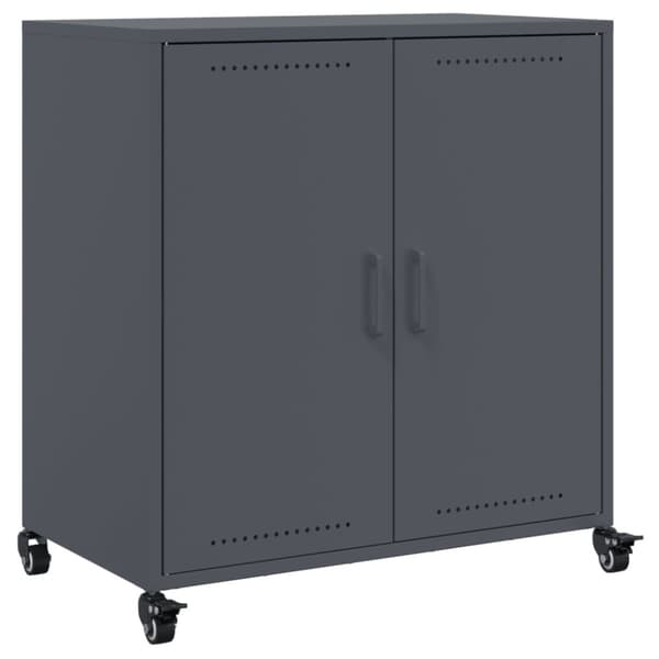 vidaXL skab 68,5x39x72 cm stål antracitgrå