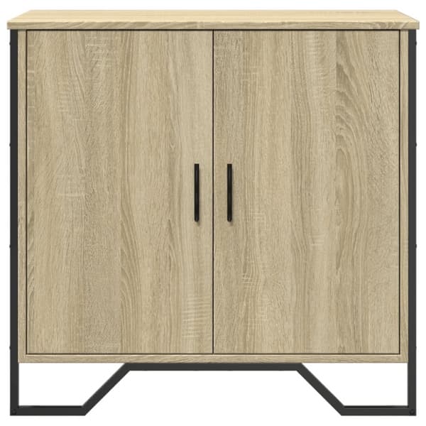 vidaXL Skjenk sonoma eik 78x35,5x74,5 cm konstruert tre