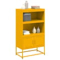 Miniatyrbillede 5 af 11: vidaXL skab 68,5x38,5x123,5 cm stål sennepsgul